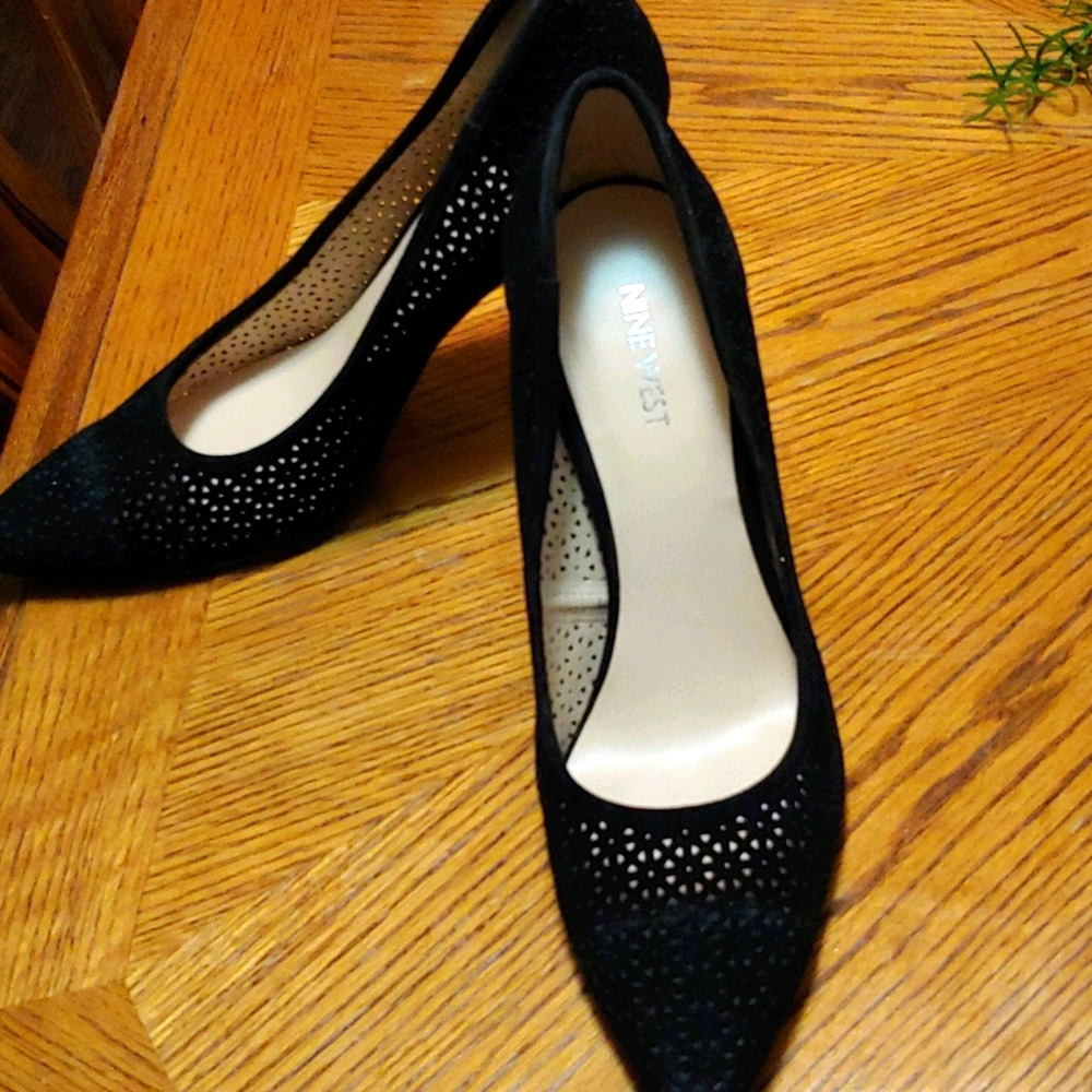 Nine West dress heels suede sz9